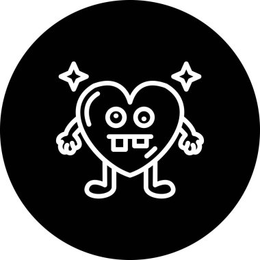 Çirkin Kalp Seçkin Damgalama Vektörü Varlığı