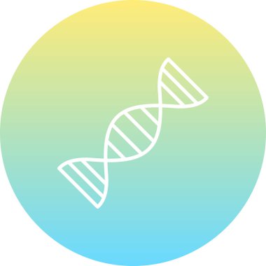 DNA Yapısı Düz Tasarım Sembolü