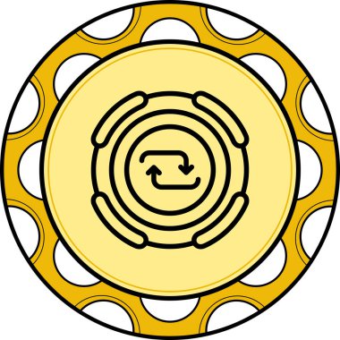 Web simgesi vektör illüstrasyonunu tekrarla