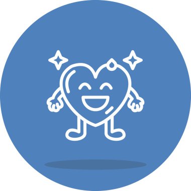 Yorgun Kalp Gelişmiş İşlevsel Web Arayüzü Sembolü