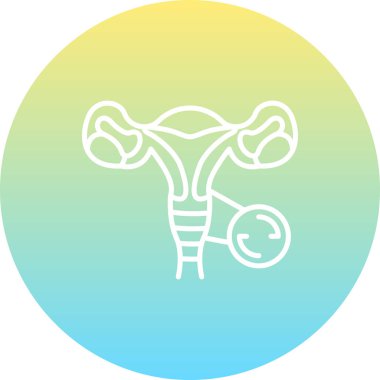 Adet döngüsü web simgesi vektör illüstrasyonu