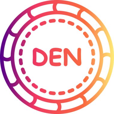 Makedonya madeni para simgesi, para birimi sembolü