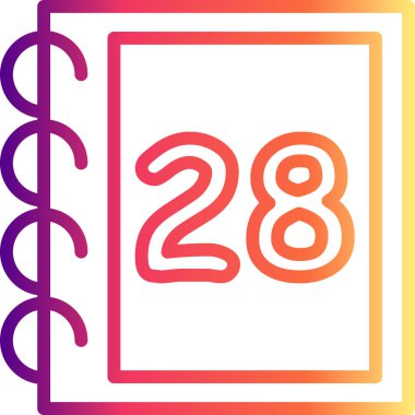 28 Web simgesi vektör illüstrasyonu