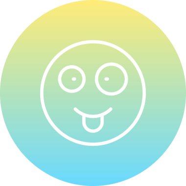 Çizgi film karalama simgesi web işareti, beyaz arkaplanda izole edilmiş emoji simgesi