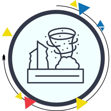 Sandstorm Eşsiz Yenilikçi Dijital Grafik Sembolü