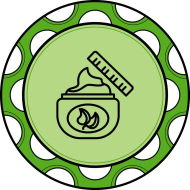 Yüz Temizleyici Simgesi, Basit İllüstrasyon