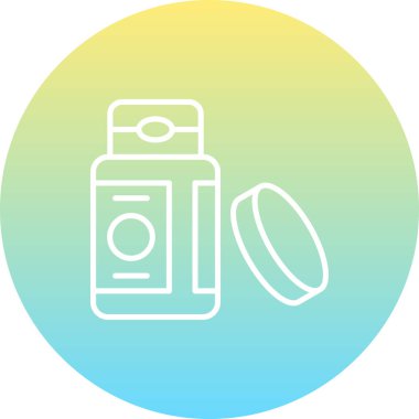 Makyaj Yeniliği Yenilikçi Düz Ürün Tasarım Sembolü