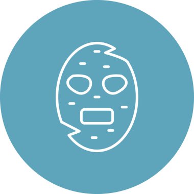 Sheet Mask web icon vector illustration