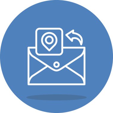 E- posta Zarf Satırı Simgesi Beyaz Arkaplanda İzole Edildi