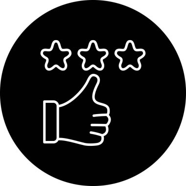 Yıldız Derecelendirme Modern Düz Tasarım Özelliği