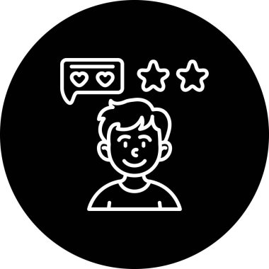 yorum web simge vektör çizim