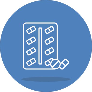 Statins Minimal Düz Kullanıcı Deneyimi Sembolü