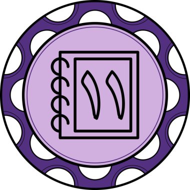 Spiral kitap kapağında Urduca numara 11.