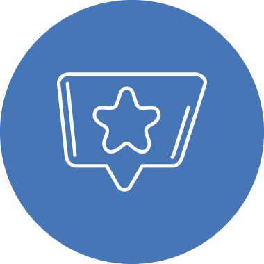 Star Fikir Simgesi, Basit İllüstrasyon