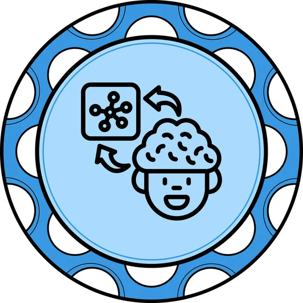 Beyin Ağı Zarif Dengeli Düz Sanat Özelliği