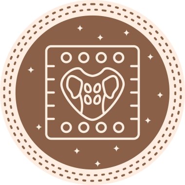 CT Taraması Kalın Web Grafik Çizimi