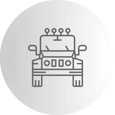 cip simgesi, vektör illüstrasyonu basit tasarım
