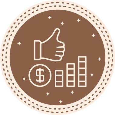 düz geribildirim simgesi vektör çizimi 