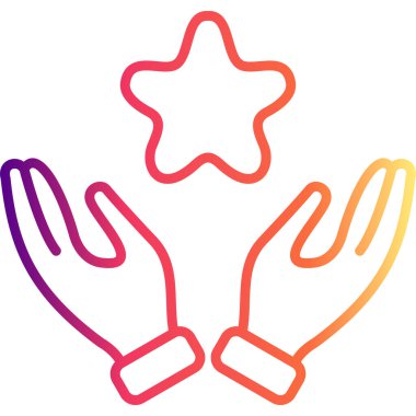 düz geribildirim simgesi vektör çizimi 