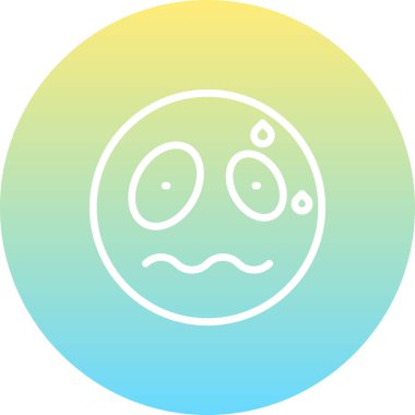 emoji simgesi, web kullanımı için basit tasarım vektör çizimi