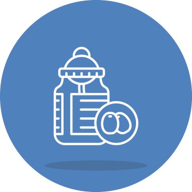 Squalane Petrol şişe ikonu. Nemlendirici kozmetik