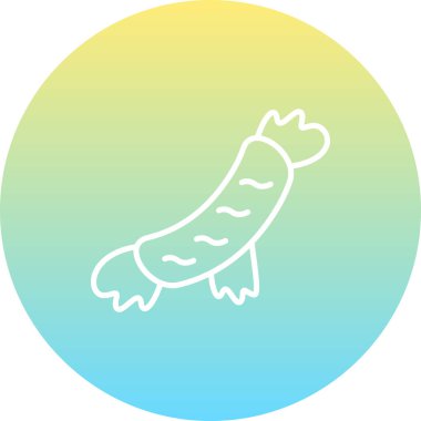 Sosis Hattı Simgesi, Beyaz Arkaplanda Basit Görüntü 