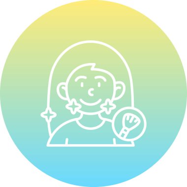 Makyaj Sanatçısı Zarif Vektör Sanatı Nesnesi