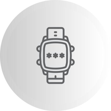 Akıllı Saat Pin Kodu Premium Özel Ürün Tasarımı Düzeni