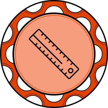 cetvel ağ simgesi çizimi