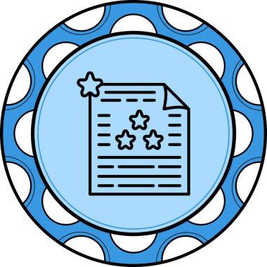 Yıldız Özeti Modern Dengeli Markalaştırma Vektörü Sembolü