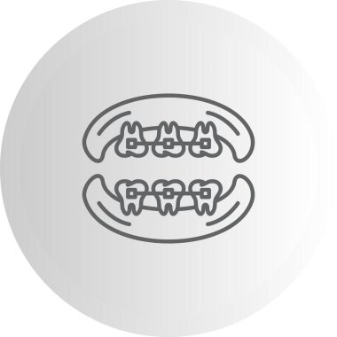 Asgari Düz Kullanıcı Deneyimi Sembolü Parantezi