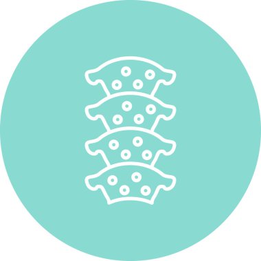 Torasik Omurga Minimum Düz Yaratıcı Grafik Tasarımı