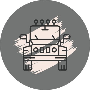 Jeep Tarzı Temiz Ürün Tasarımı Nesnesi