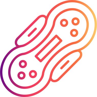 Hijyenik ped hattı Düz Simge