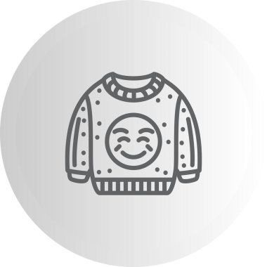 Joy simgesi basit düz çizim