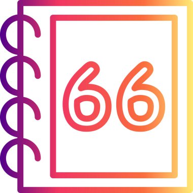 Altmış altı web simgesi vektör illüstrasyonu