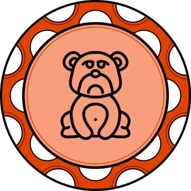 Somurtan Ayı Seçkin Markalı Vektör Varlığı