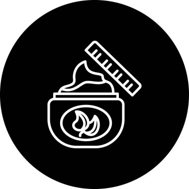 Balm Web simgesi vektör illüstrasyonu temizleniyor