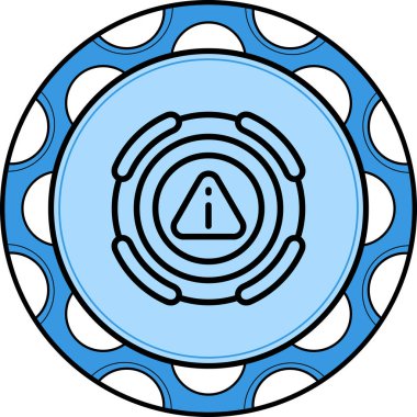 Hata web simgesi vektör illüstrasyonu