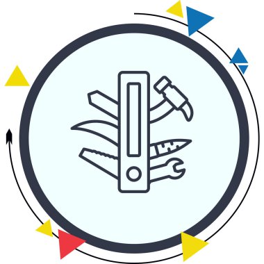 Çoklu Araç Dengeli Profesyonel Markalaşma Grafik Sembolü