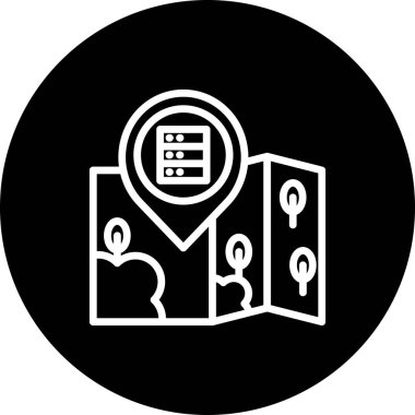 Konum Veritabanı Modern Yaratıcı Sanat Sembolü