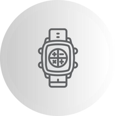 Akıllı Saat Hesaplayıcı Dengeli Düz Sanat Özelliği