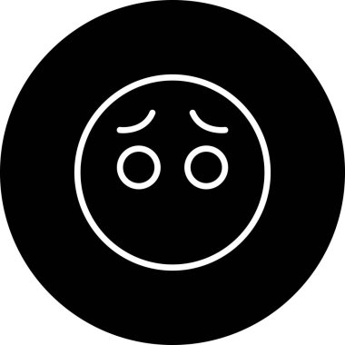 Çizgi film karalama simgesi web işareti, beyaz arkaplanda izole edilmiş emoji simgesi