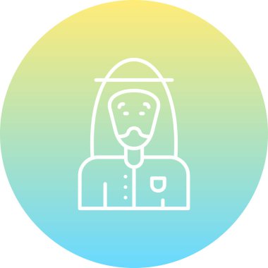 Çöl adamı karakter simgesi