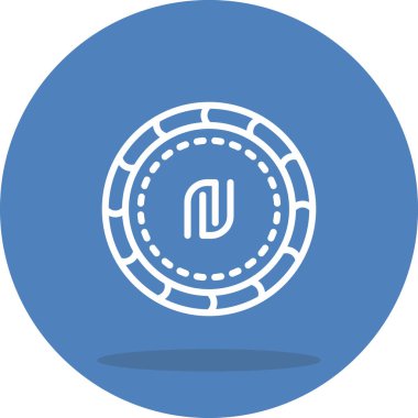 Shekel Yaratıcı Modern Düz Vektör Tasarımı