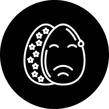 Paskalya Utandırılmış Yumurta Ayrı Dijital Grafik Özelliği