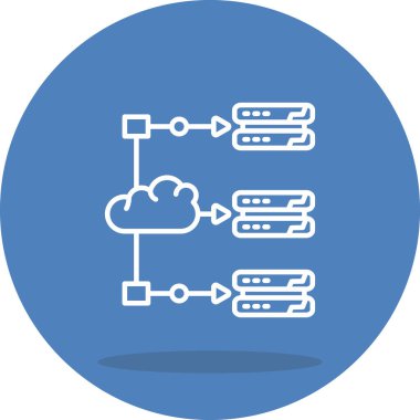Bulut Yükü Dengeleyici Simgesi, Beyaz Arkaplan Görüntü