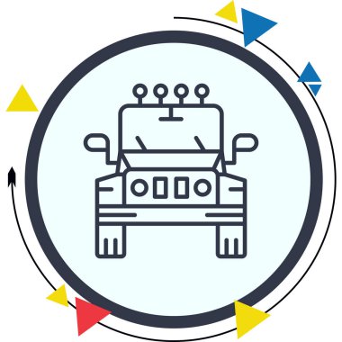cip simgesi, vektör illüstrasyonu basit tasarım