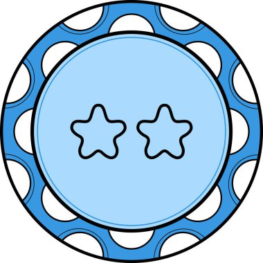 İki Yıldız Derecelendirme Zarif Rafine Ürün Tasarım Varlığı