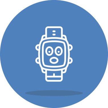 akıllı saat simgesi, vektör illüstrasyonu basit tasarım